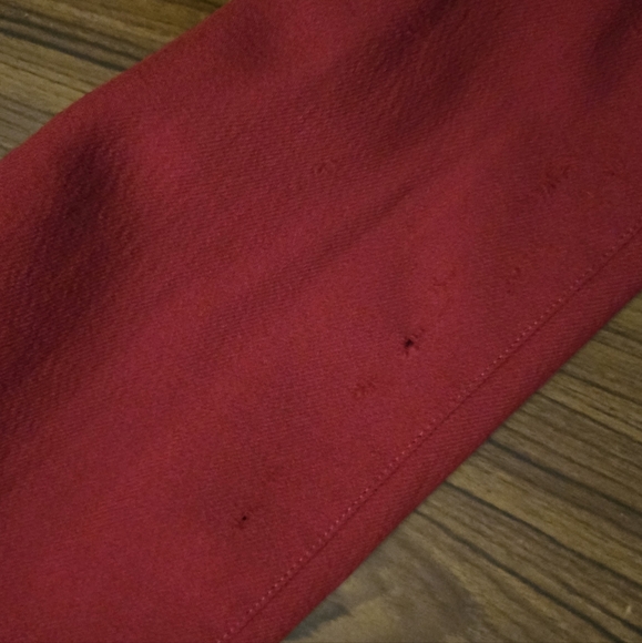 Vintage Thierry Mugler Red Wool Hourglass Blazer Jacket - Picture 10 of 16